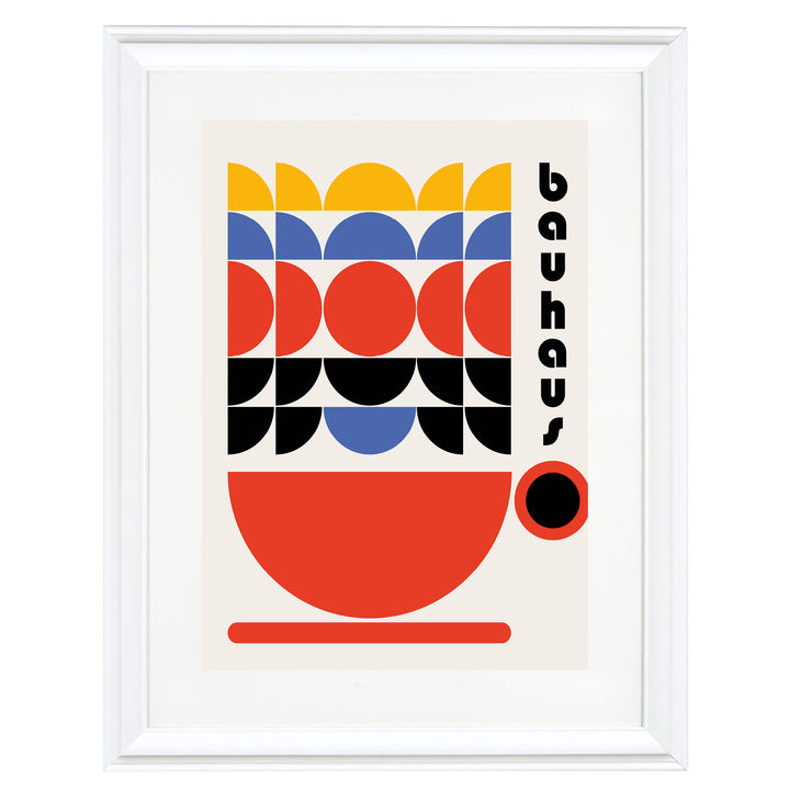 The Bauhaus Capuccino Art Print