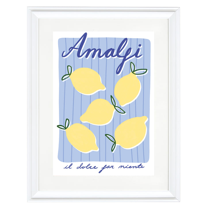 Amalfi Lemons Art Print