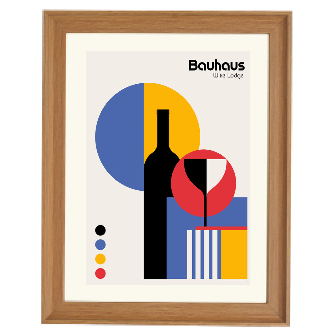 Bauhaus Wine Lodge Art Print