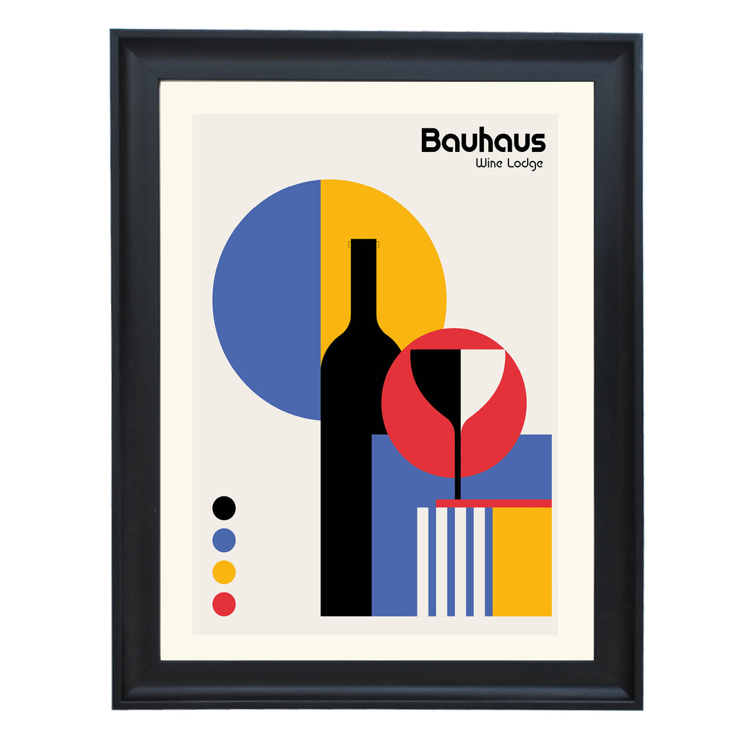 Bauhaus Wine Lodge Art Print