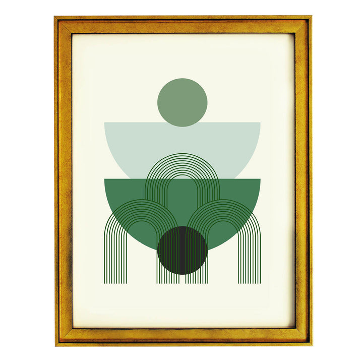 Forest Geometry Art Print