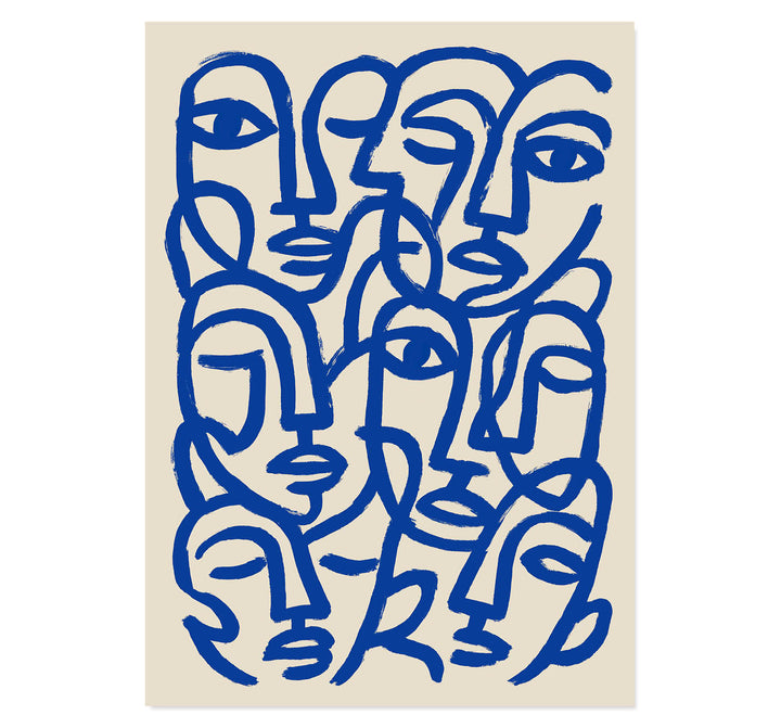 eclectic interiors, contemporary art lovers, or statement walls.