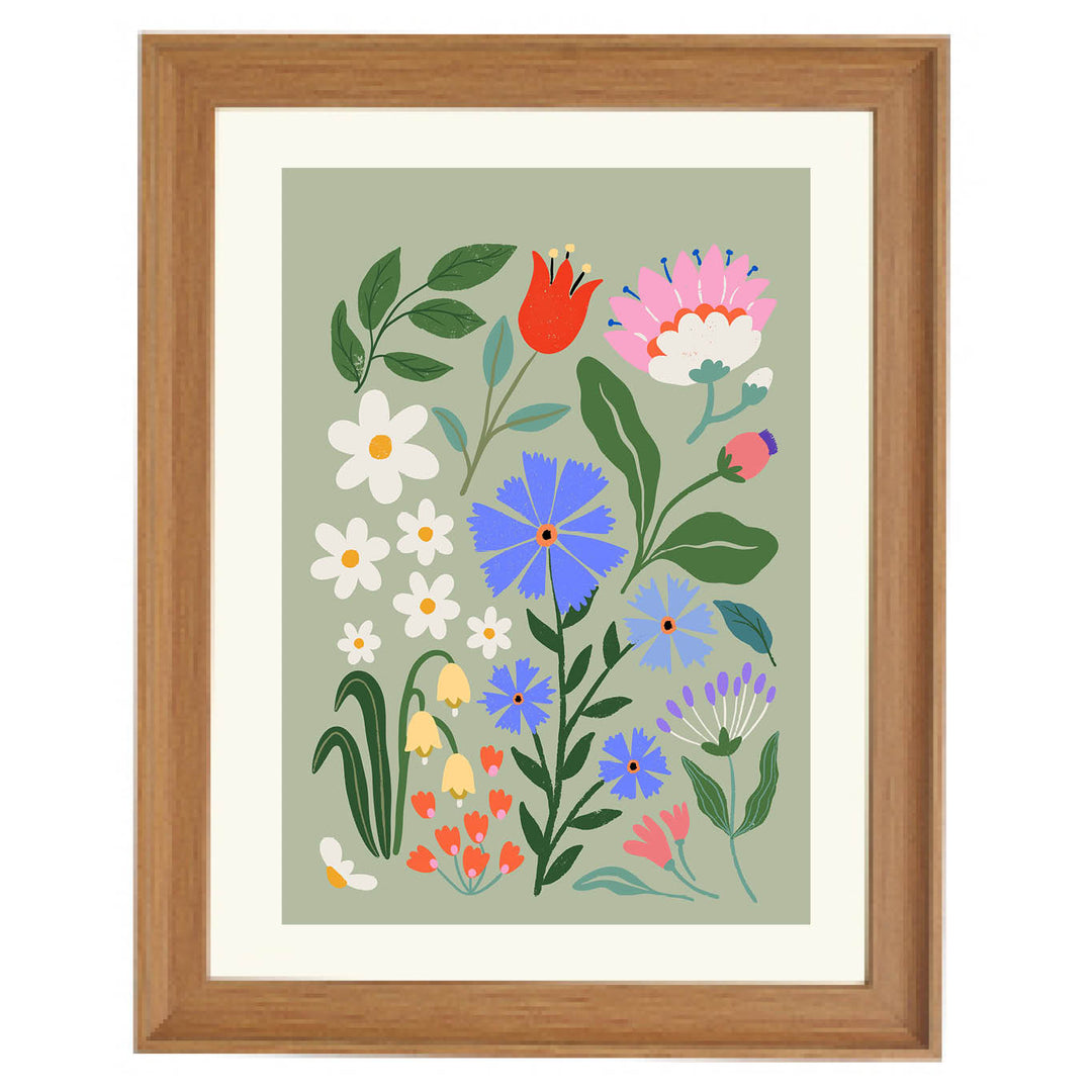 Garden Bloom Botanical Art Print