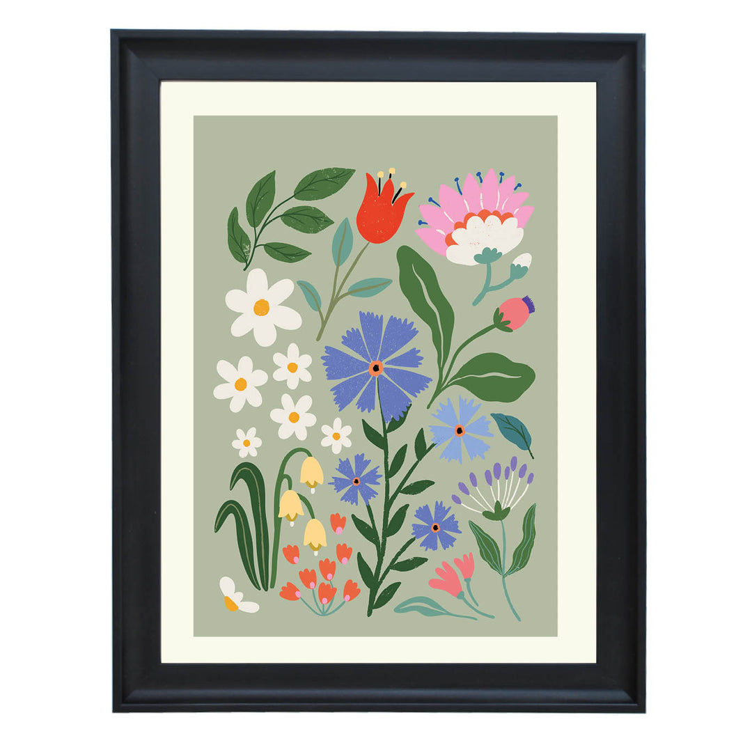 Garden Bloom Botanical Art Print