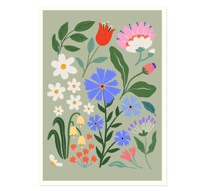 Garden Bloom Botanical Art Print