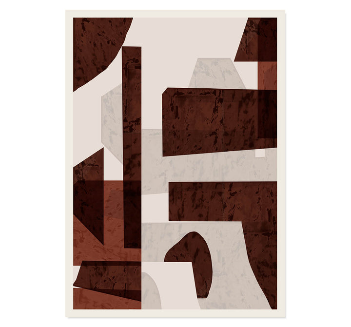 Terracotta Structures Art Print