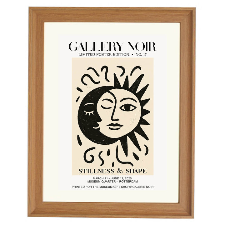 Sun & Moon Embrace Art Print