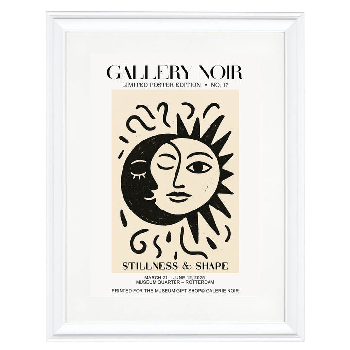 Sun & Moon Embrace Art Print