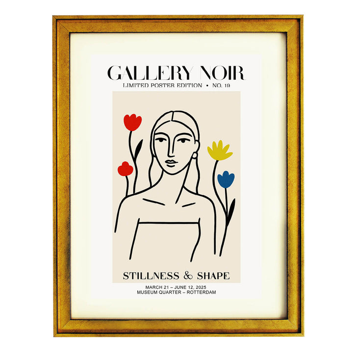 Stillness & Shape: Floral Muse Art Print