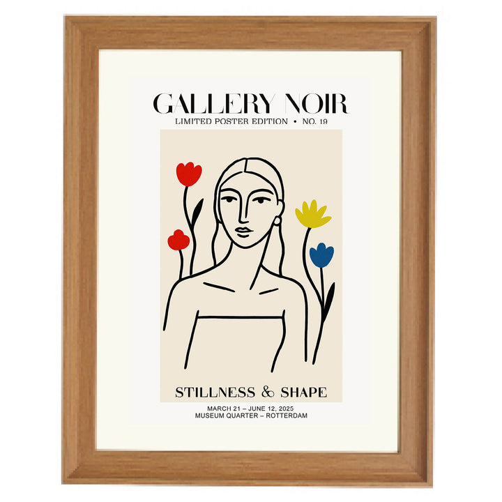 Stillness & Shape: Floral Muse Art Print