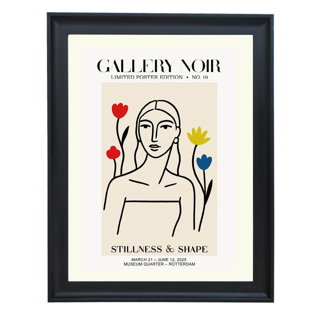 Stillness & Shape: Floral Muse Art Print
