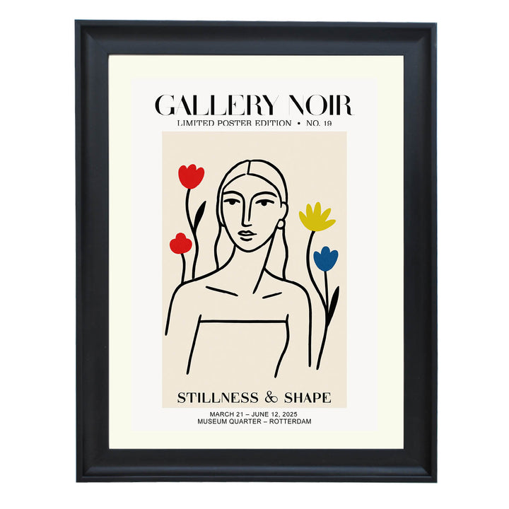 Stillness & Shape: Floral Muse Art Print