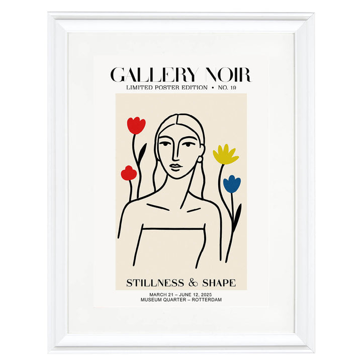 Stillness & Shape: Floral Muse Art Print