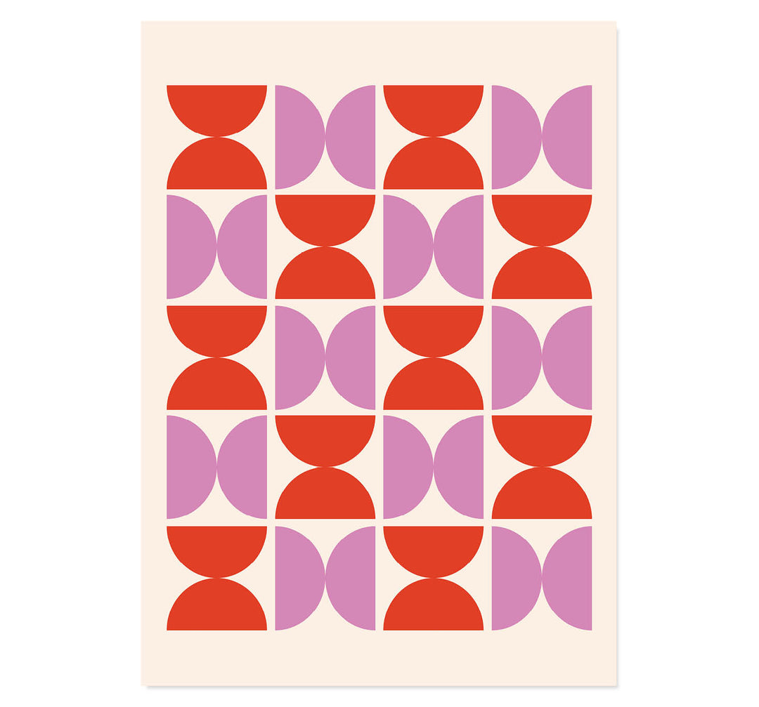 Retro Rhythm Art Print