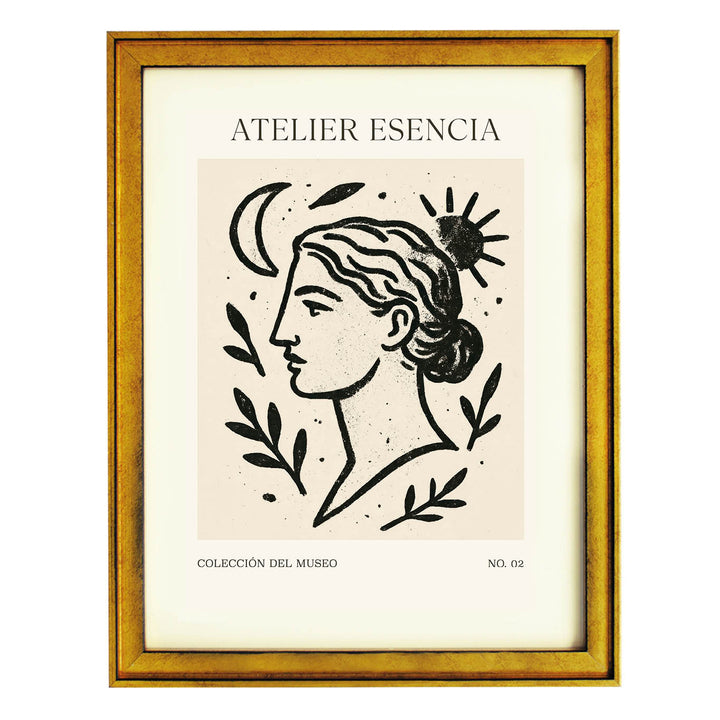 eclectic interiors, contemporary art lovers, or statement walls.