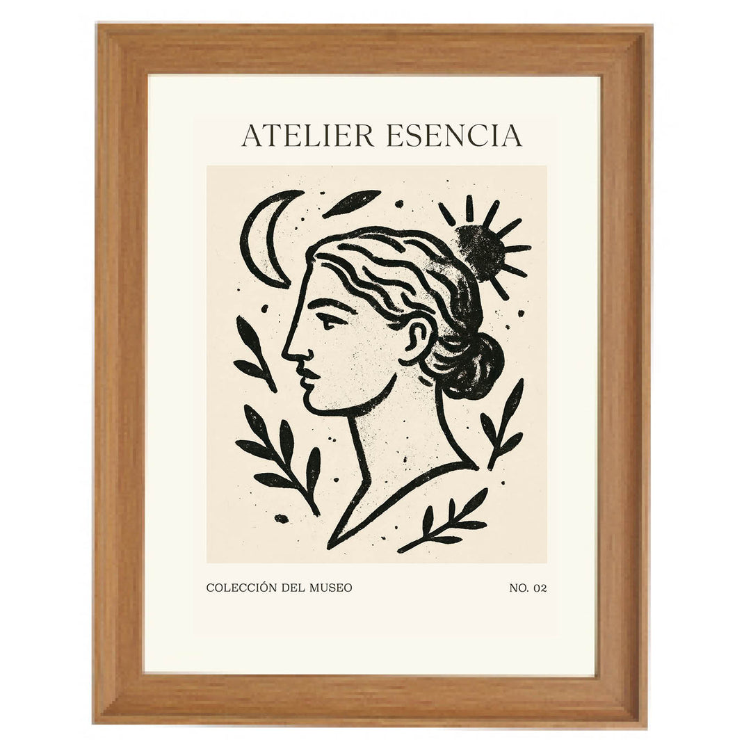 eclectic interiors, contemporary art lovers, or statement walls.