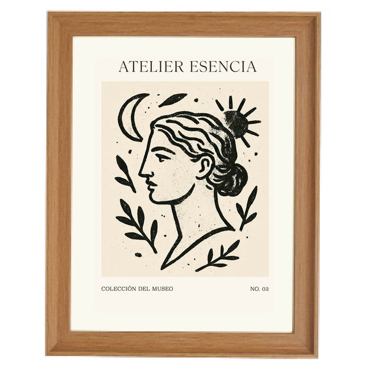eclectic interiors, contemporary art lovers, or statement walls.