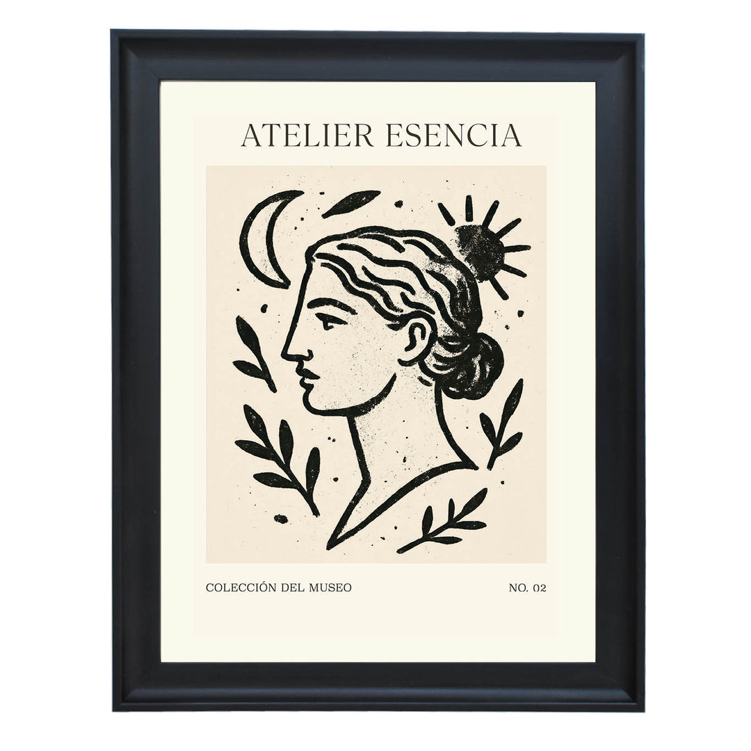 eclectic interiors, contemporary art lovers, or statement walls.