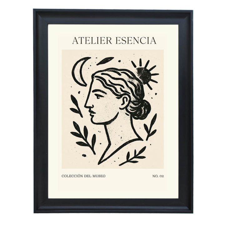eclectic interiors, contemporary art lovers, or statement walls.