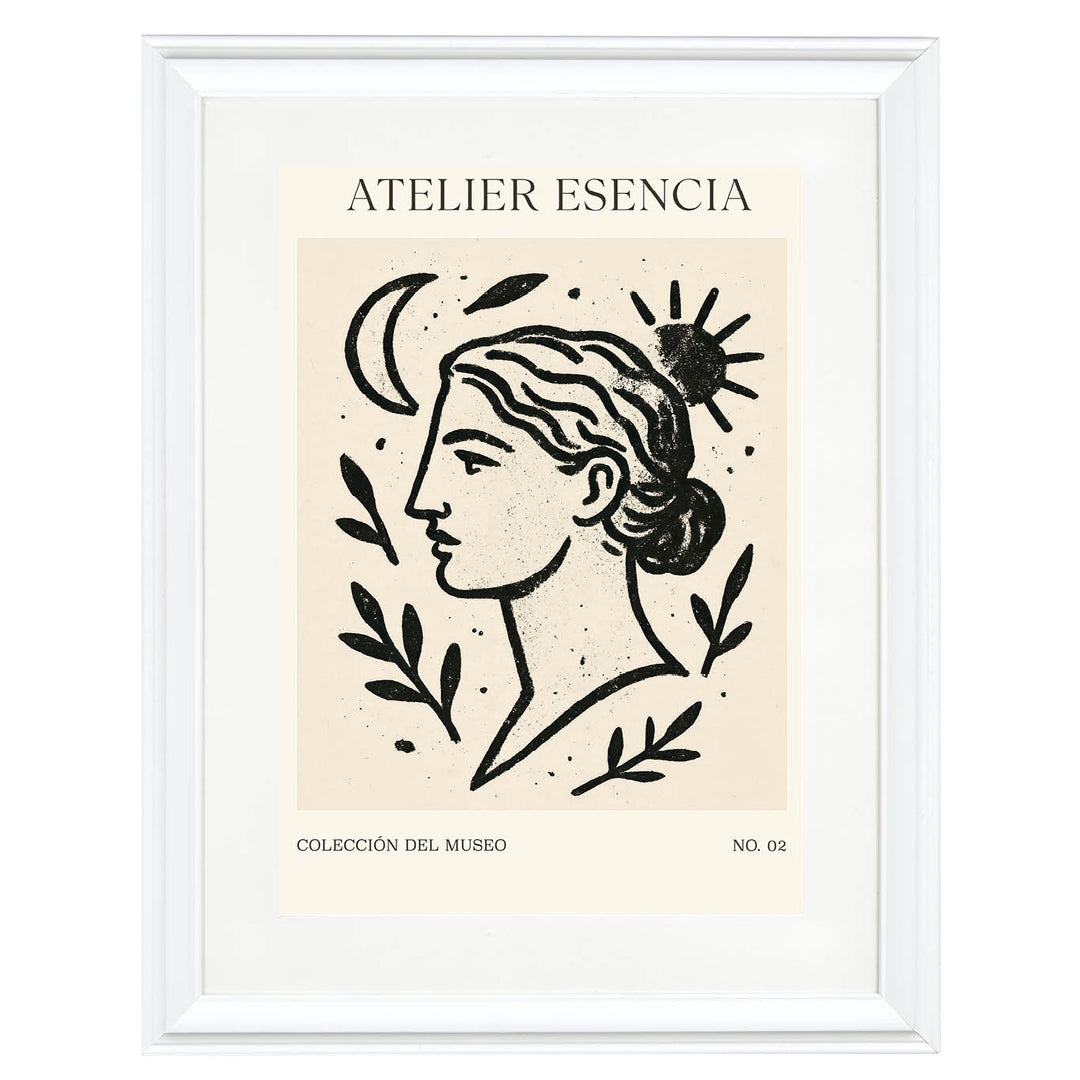 eclectic interiors, contemporary art lovers, or statement walls.