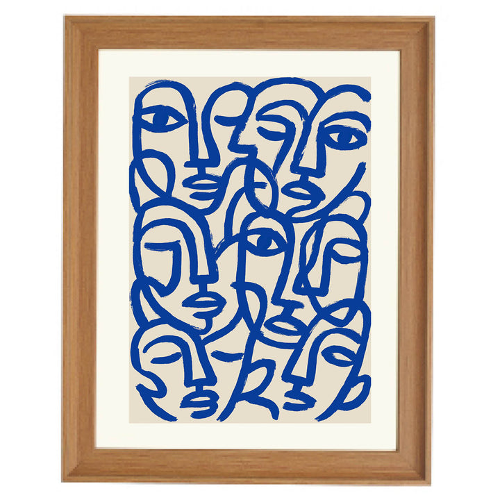 eclectic interiors, contemporary art lovers, or statement walls.