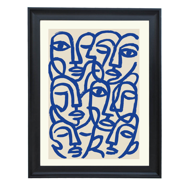 eclectic interiors, contemporary art lovers, or statement walls.