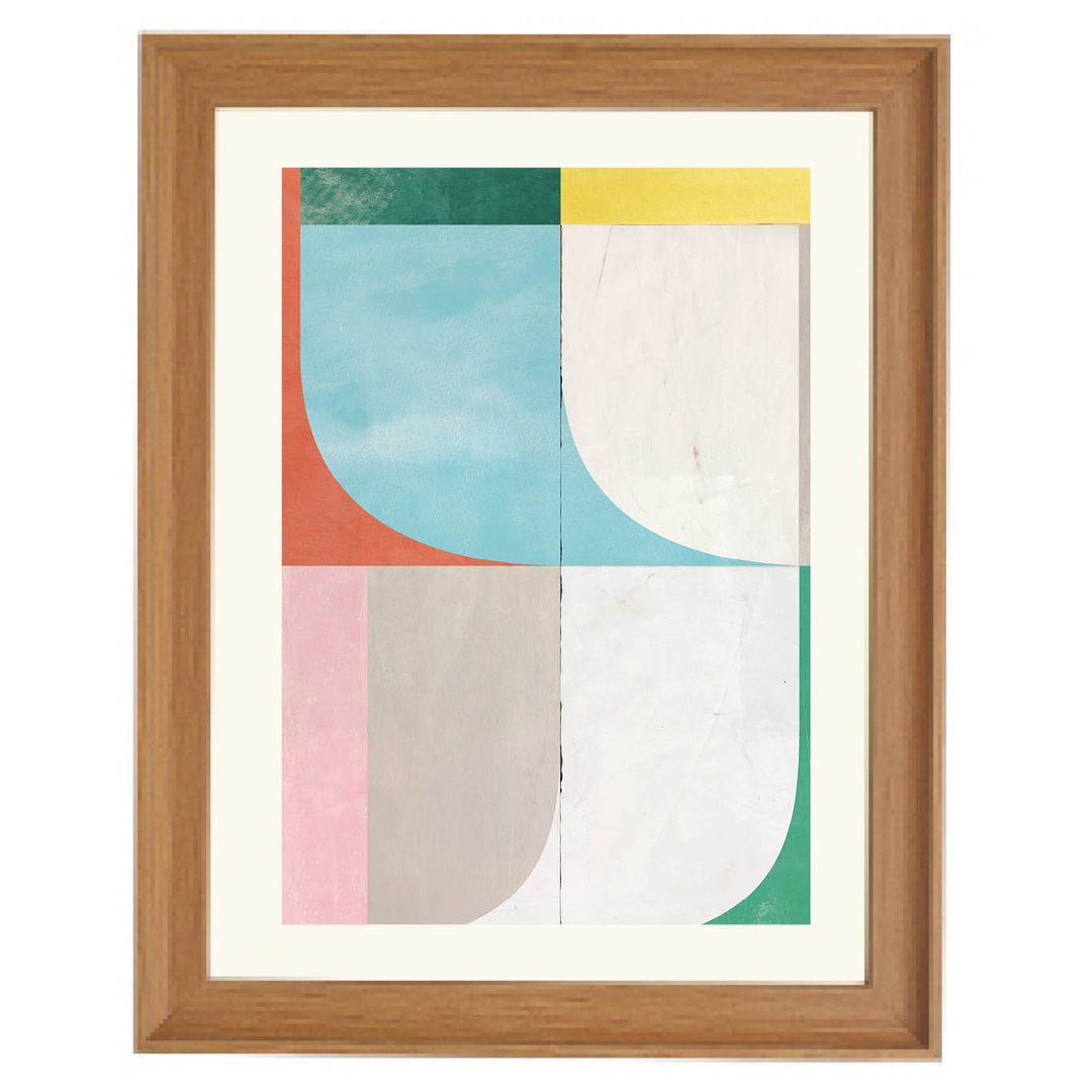 Midtone Geometry Wall Art Print