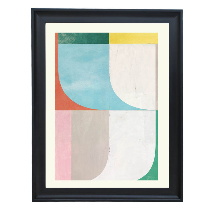 Midtone Geometry Wall Art Print
