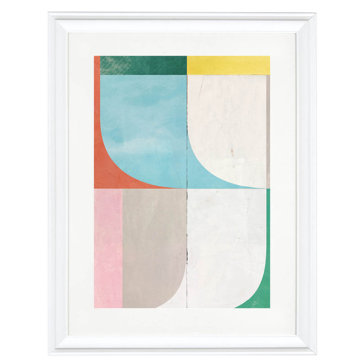 Midtone Geometry Wall Art Print