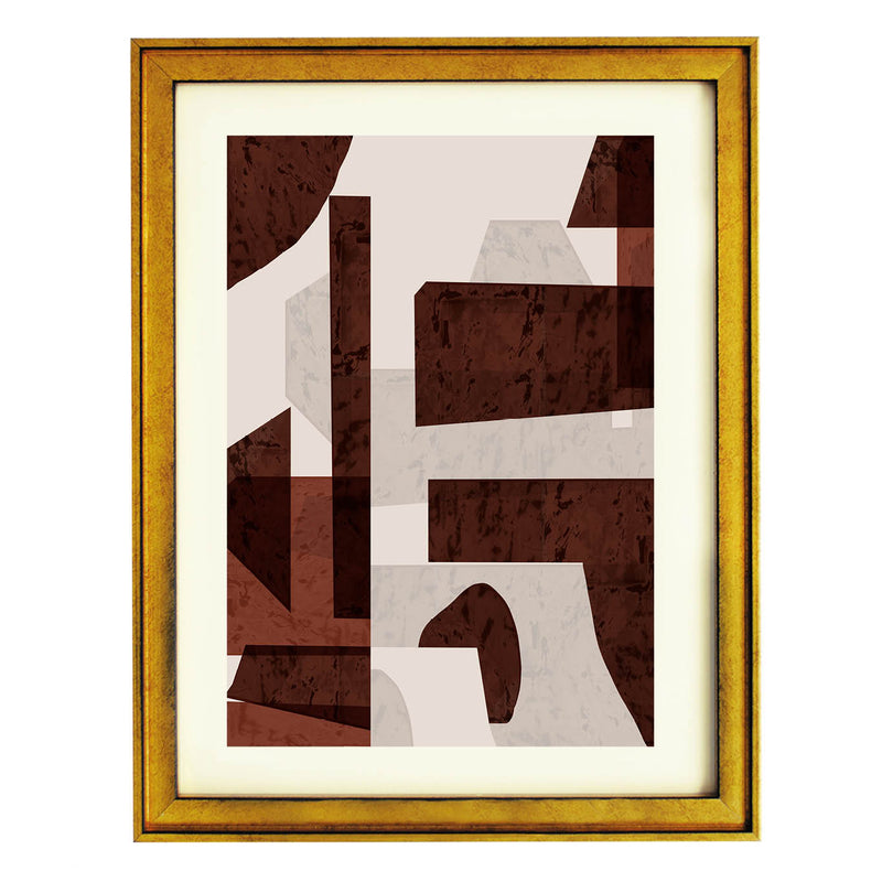 Terracotta Structures Art Print