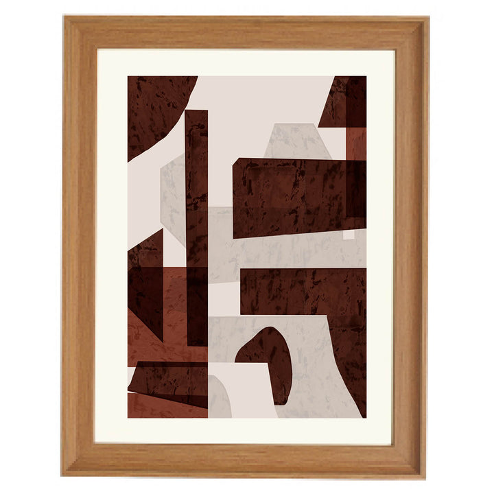 Terracotta Structures Art Print
