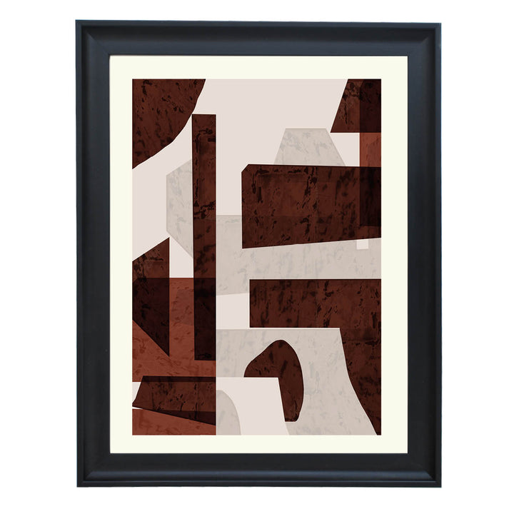 Terracotta Structures Art Print