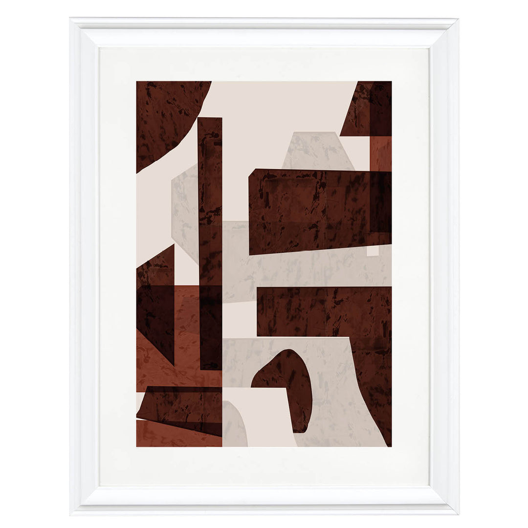 Terracotta Structures Art Print