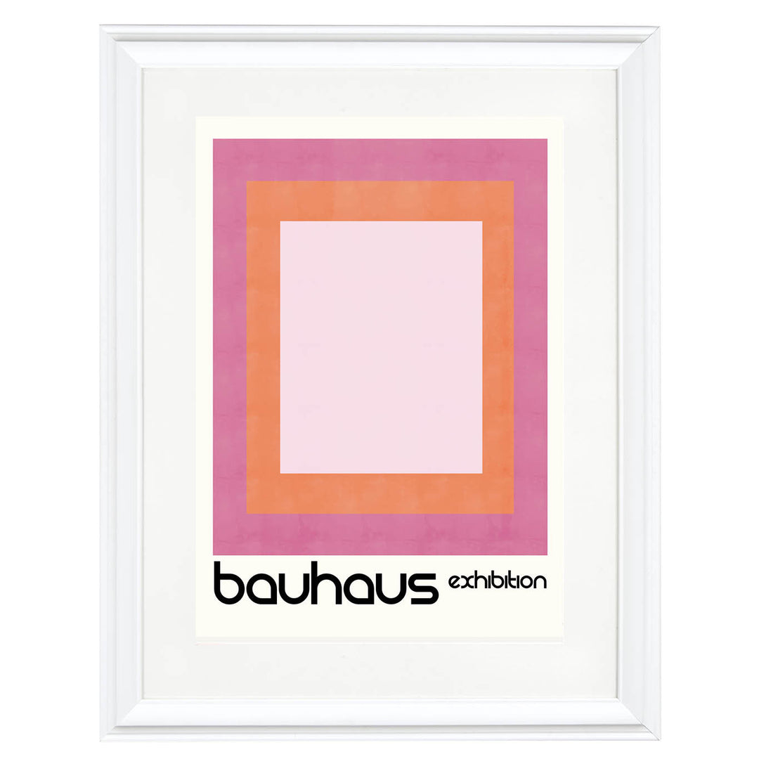 Sunset Spectrum Bauhaus Art Print