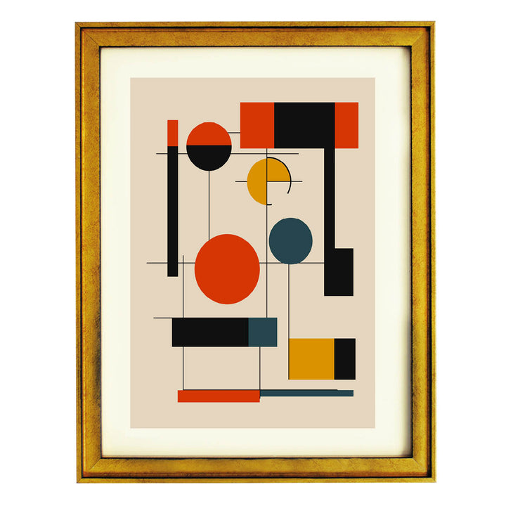 Constructivist Composition Wall Art Print