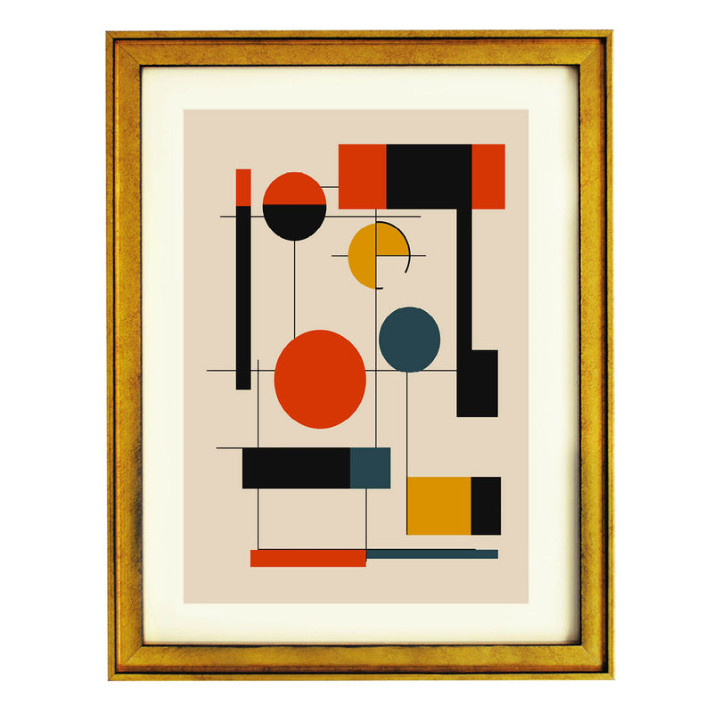 Constructivist Composition Wall Art Print