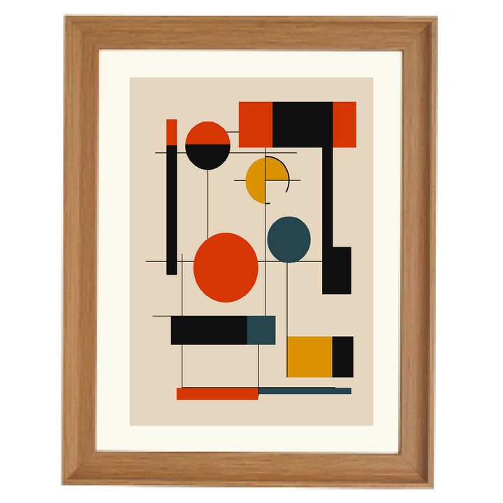 Constructivist Composition Wall Art Print