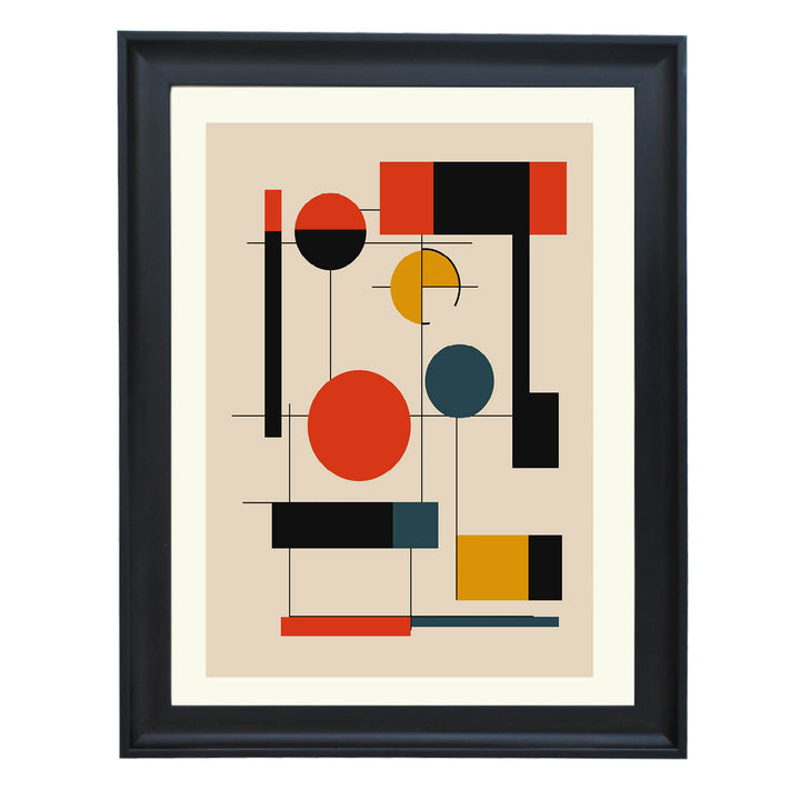 Constructivist Composition Wall Art Print