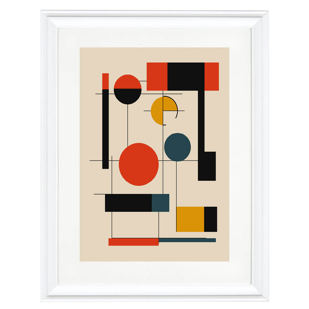 Constructivist Composition Wall Art Print