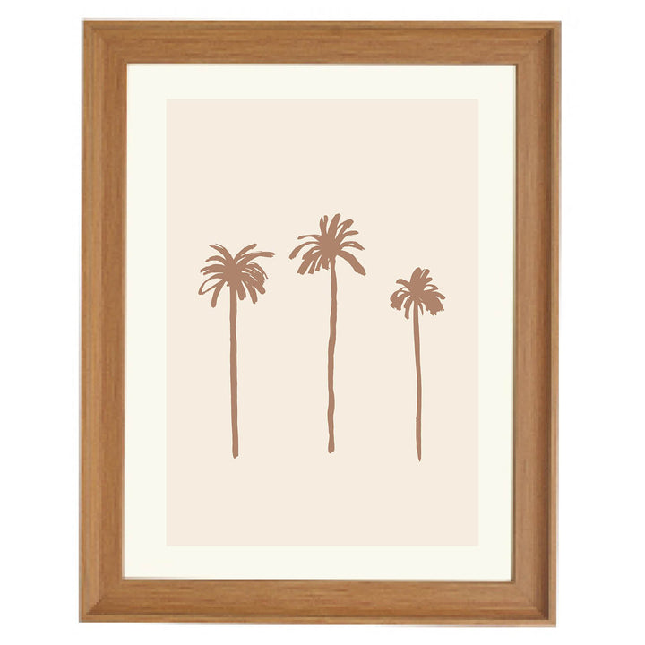 Palm Trio Art Print