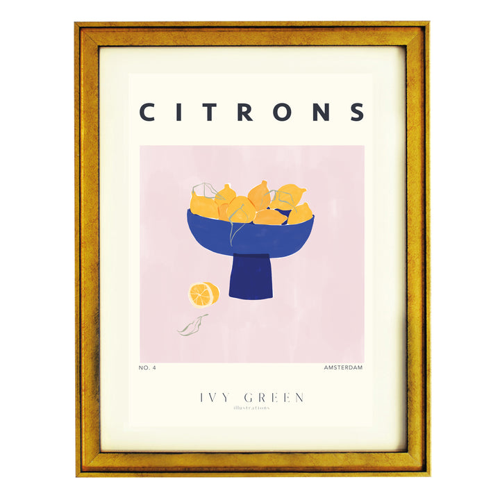 Citrons By Ivy Green Illustrations Art Print