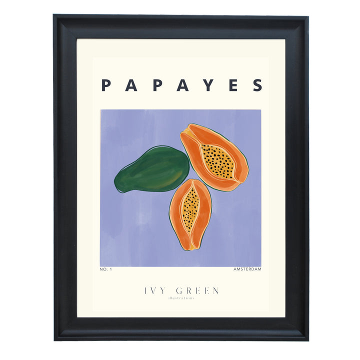 Papayes By Ivy Green Illustrations Art Print