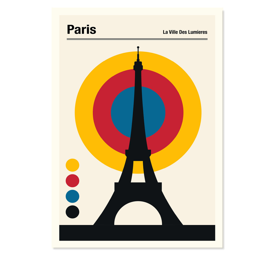 Paris by Retrodrome Art Print