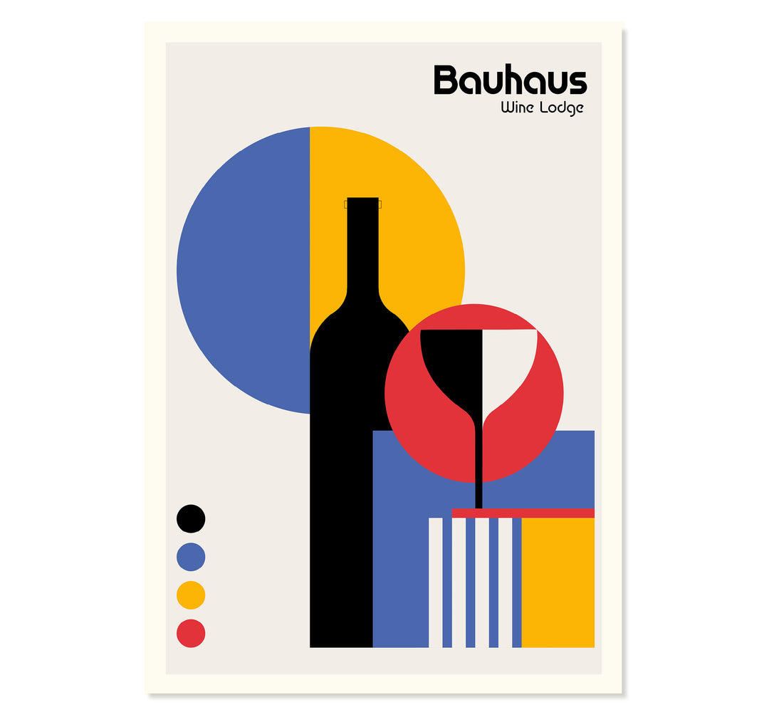 Bauhaus Wine Lodge Art Print