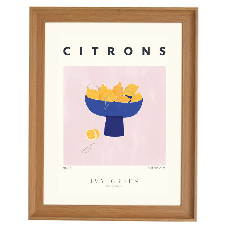 Citrons By Ivy Green Illustrations Art Print
