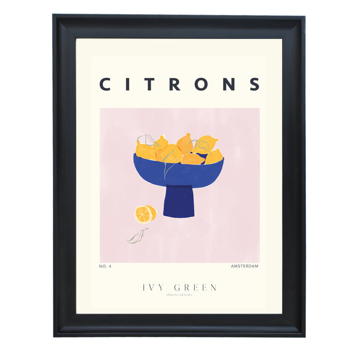 Citrons By Ivy Green Illustrations Art Print