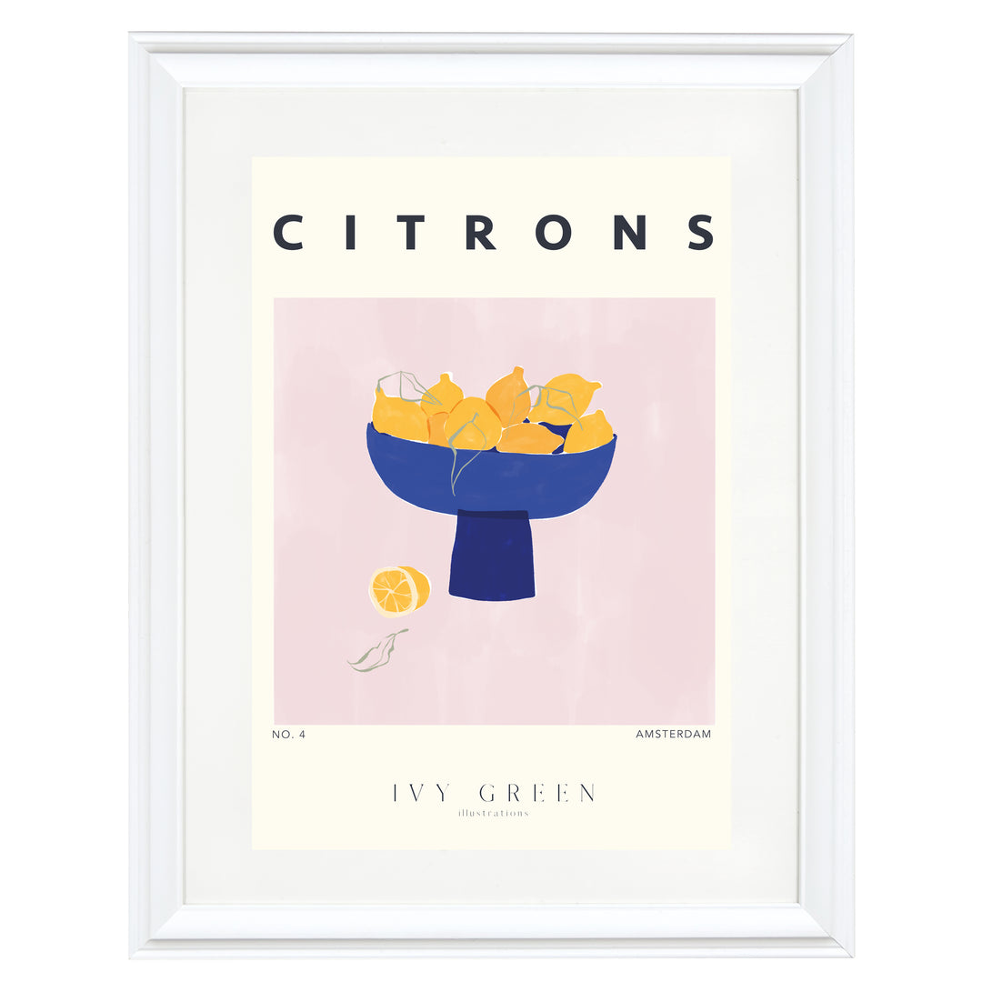 Citrons By Ivy Green Illustrations Art Print