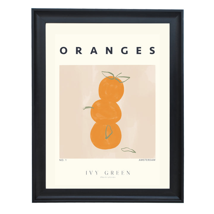 Oranges By Ivy Green Illustrations Art Print