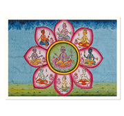 Vishnu's Divine Lotus Art Print