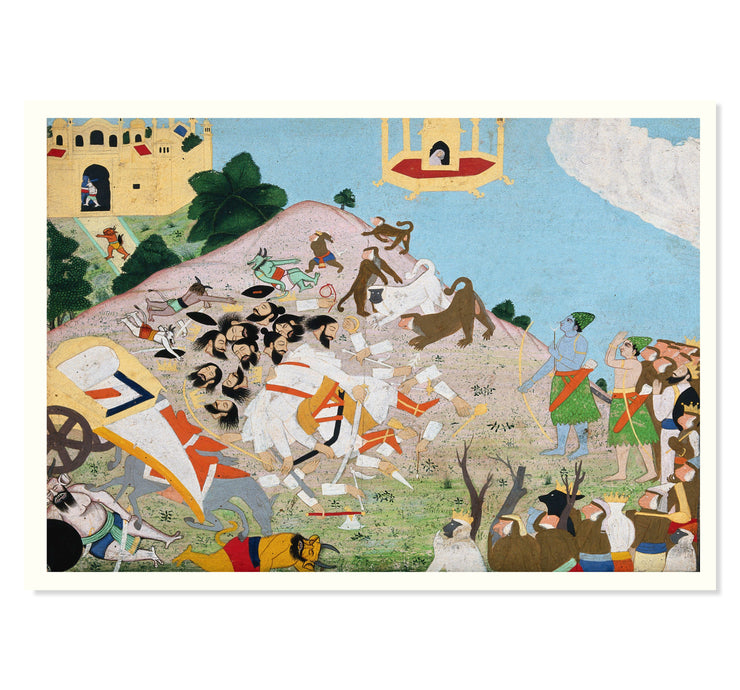 Death of Ravana Art Print